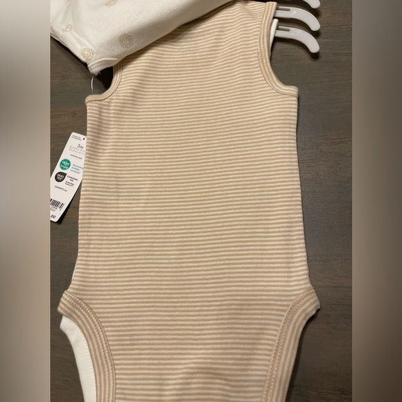 NEW! • Carters • 5️⃣ Sleeveless Onesies | 3 months - Picture 6 of 8